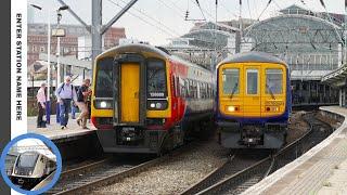 Trains at Manchester Piccadilly