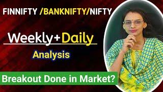 Tomorrow Market Analysis  Nifty  Banknifty weekly Analysis #stockmarket #sharemarket