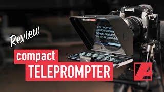 How to use compact teleprompter PIXAERO MOBUS for blogging and production
