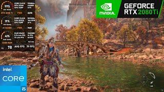 RTX 2080 Ti  Horizon Forbidden West - 1080p 1440p 4K - Many Settings Tested