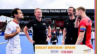 Replay FIH Hockey Pro League - Great Britain vs Spain Men  11 June 2024