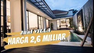 JUAL MURAH VILLA BARU FULLY FURNISHED DEKAT PATUNG GWK JIMBARAN