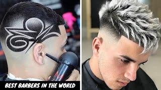 BEST BARBERS IN THE WORLD  10+ Awesome Haircut Ideas For Men  Best Mens Hairstyle Compilation