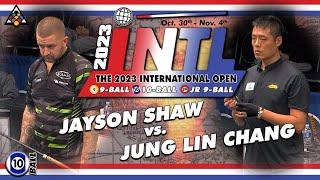 10-Ball - JAYSON SHAW vs JUNG LIN CHANG - 2023 International Bigfoot 10-Ball Invitational