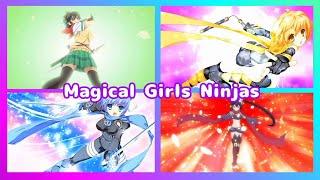 Magical Girls Ninjas【 Anime Transformation】For @josephbevacqua9217