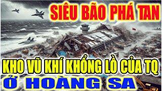 Ông Trời Giúp Việt Nam Siêu Bão Yagi Phá Tan Kho Vũ Khí Trung Quốc Ở Hoàng Sa