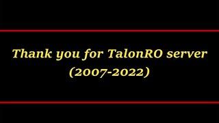 TalonRO is Closed