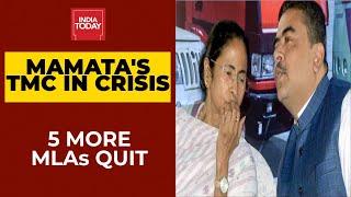 Another Jolt To Mamata As 5 Local TMC Leader Resigns After Suvendu Adhikari Quits As MLA  Breaking