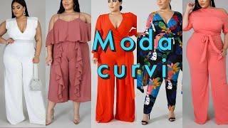 Enterizos 2023_2024 para mujeres gorditas monosjumsuits chicas curvi estilo casual y elegante