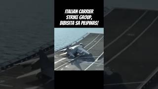 Pagkatapos ng Pitch Black 2024 tutungo sa Pilipinas ang Italian Carrier Strike group #news #shorts