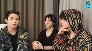 ENG SUB BTS V TAEHYUNG JIMIN & JUNGKOOK LIVE VLIVE PART 1