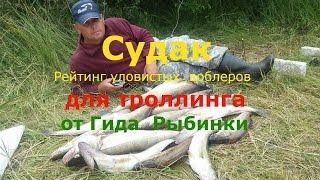 Обзор троллинговых воблеров для ловли судака