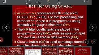 L 10 Practical examples of DSP with Digital Signal Processors part 1