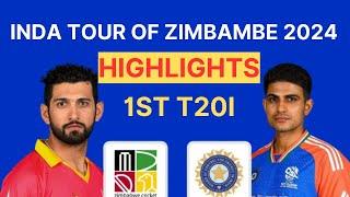 1st T20  Hindi  Highlights  India Tour Of Zimbabwe  6th July 2024  Sports Haunt 