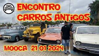 Encontro Carros Antigos Mooca 21012024 - Muitos carros incríveis e carros antigos a venda.