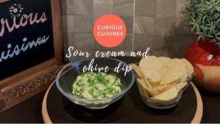 Homemade Sour Cream & Chive Dip  Sour Cream With Chive Dip@arsalasdiscoveries