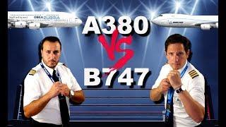 AIRBUS A380 vs BOEING 747  pilot.alexander vs Captain Joe