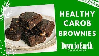 Healthy Carob Brownies  Live Hawaii Cooking Class  Plant-Based