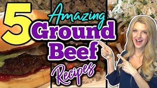 5 Mouth-Watering GROUND BEEF RECIPES You DONT Wanna MISS GROUND BEEF DINNER RECIPES You Will LOVE