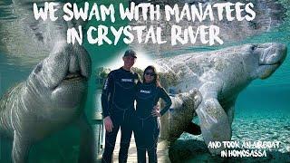 We swam with Manatees in Crystal River & took an Airboat ride in Homosassa using River Ventures