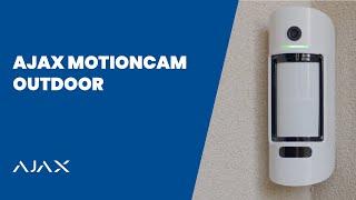 Ajax MotionCam Outdoor Photo verification of alarms for outdoor security