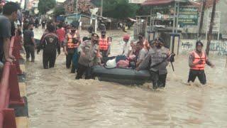 Banjir Pamanukan Sore Hari Mulai Surut