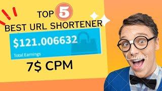 Top 5 Best link shortener  Best URL Shortener  High CPM URL Shortener