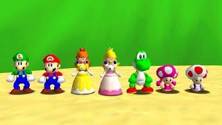 Super Mario 64 7 Players - Full Game 100% Walkthrough