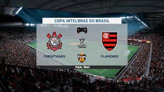 Copa Do Brasil 2022 - Corinthians x Flamengo  Final da Copa do brasil IDA  FIFA 22 SIMULAÇÃO