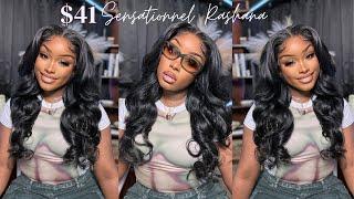 GIRL WHAT LACE? Melt a $41 13*6 LACE FRONT WIG WITH ME  RASHANA SENSATIONNEL WIG  AMAZON PRIME