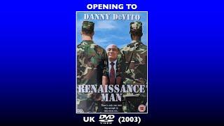 Opening to Renaissance Man UK DVD 2003