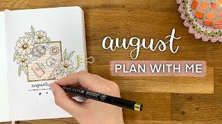 Plan With Me  2023 August Bullet Journal Setup 
