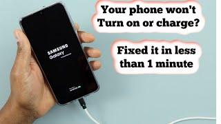 How to fix Samsung Galaxy won’t turn on or charge black screen