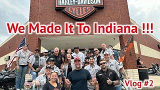 Cross country Harley Davidson Motorcycle trip Vlog #2 #cyclefanatix #harleydavidson