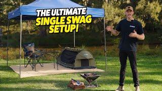 Next-Level Single Swag Camp Setup