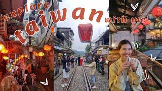 Taiwan Vlog 2024 pt 1 ximending street food shifen jiufen day trip by train shilin night market