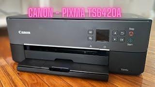 Canon PIXMA TS6420a Wireless All In One Inkjet Printer - Black Unboxing