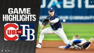 Cubs vs. Rays Game Highlights 61124  MLB Highlights
