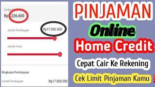 Cara Pinjam Uang Di Home Credit Secara Online Langsung Cair Ke Rekening #HomeCredit