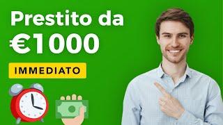 Prestito 1000 Euro Immediato Senza Busta Paga E Cattivi Pagatori