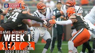 Cincinatti Bengals vs. Cleveland Browns  2023 Week 1 Game Highlights