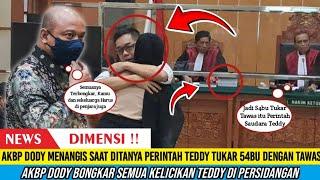 HISTERIS  AKBP DODDY MENANGIS MENYESALI PERBUATANNYA SAAT DI TANYA TENTANG N4RKOB4 DI TUKAR TAWAS.