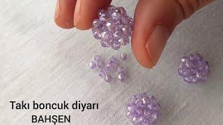 Top Boncuk yapımı  Boncuktan top yapımı  Bead ball making Изготовление шариков из бисера