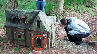 Woman Finds Tiny House In The Woods Your Mouth Drops Open At Realization Whats In It