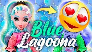 I MADE NEW LAGOONA BLUE ACTUALLY BLUE AND VERY PRETTY Monster High Doll Repaint by Poppen Atelier