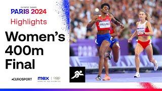 HARD FOUGHT BATTLE   Womens 400m Final Highlights  #Paris2024 #Olympics