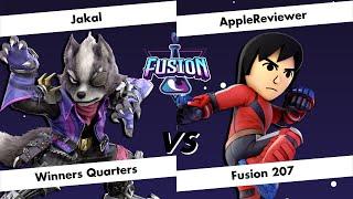 Fusion # 207 - Jakal Wolf vs AppleReviewer Mii Brawler - Winners Quarter-Finals