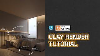 How to Create Clay Render in 3dmax with ease - Material Override full tutorial