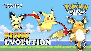 Pokemon Emerald - How To Evolve Pichu Into Pikachu And Raichu  Hoenn Pokedex