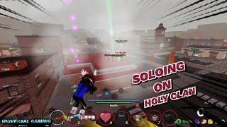 SOLOING ON HOLY CLAN IN ROBLOX OHIO #ohio #roblox #robloxohio
